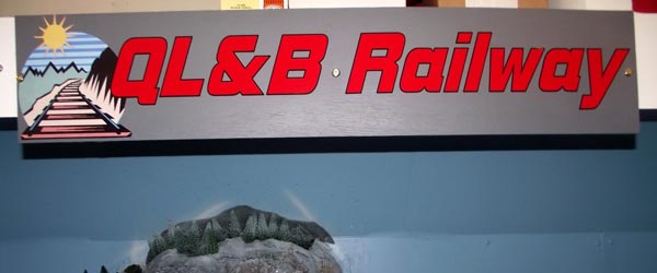 Custom Model Railroad Vinyl Sign Custom Model Railroad Vinyl Sign