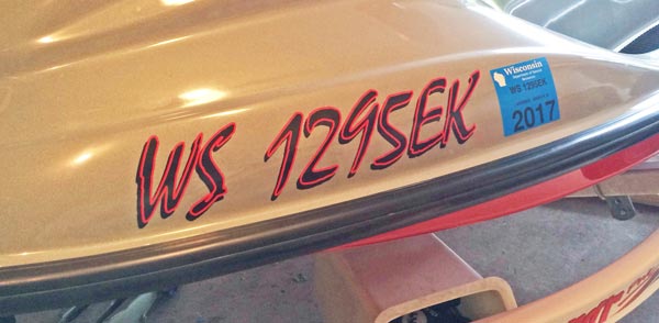 Custom PWC Registration Numbers Custom PWC Registration Numbers
