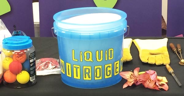 Custom Liquid Nitrogen Bucket Lettering Custom Liquid Nitrogen Bucket Lettering