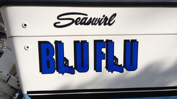 Custom Vinyl Boat Name Custom Vinyl Boat Name