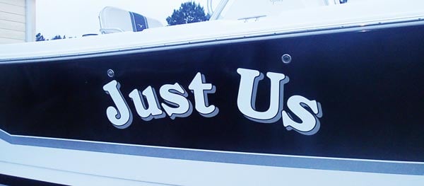 Custom Boat Name Lettering Custom Boat Name Lettering