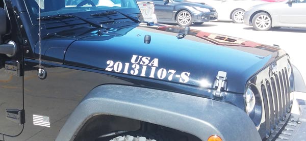 Custom Jeep Lettering Custom Jeep Lettering