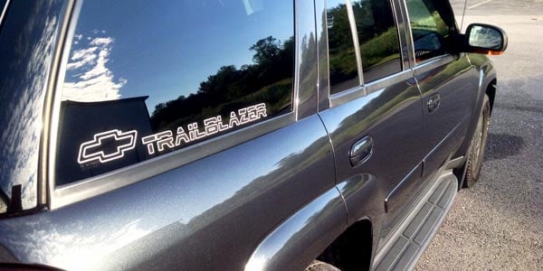 Custom Chevy Trailblazer Lettering Custom Chevy Trailblazer Lettering