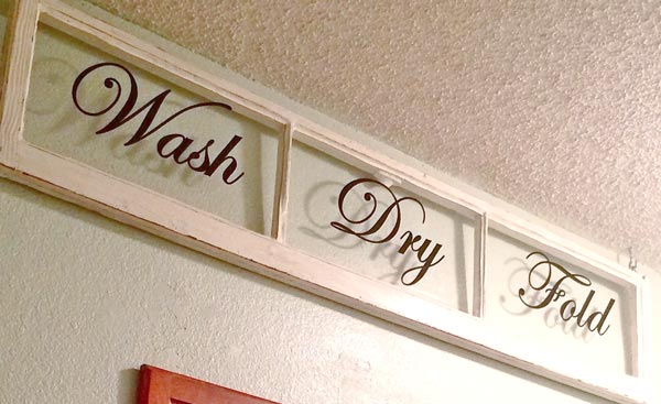 Custom Vinyl Laundry Sign Custom Vinyl Laundry Sign