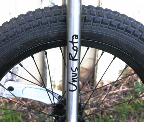 Custom Unicycle Lettering Custom Unicycle Lettering