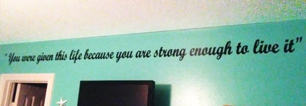 Custom Wall Quote Custom Wall Quote