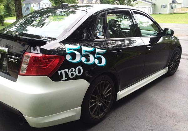 Custom Racecar Vinyl Lettering Custom Racecar Vinyl Lettering