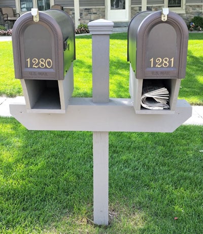 Vinyl Mailbox Numbers Vinyl Mailbox Numbers