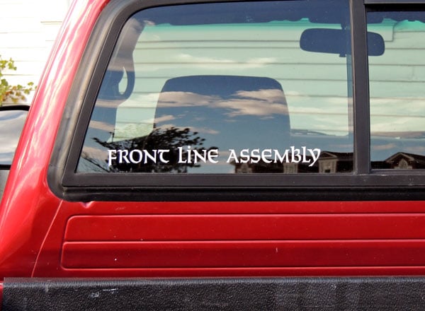 Custom Vinyl Window Decal Custom Vinyl Window Decal