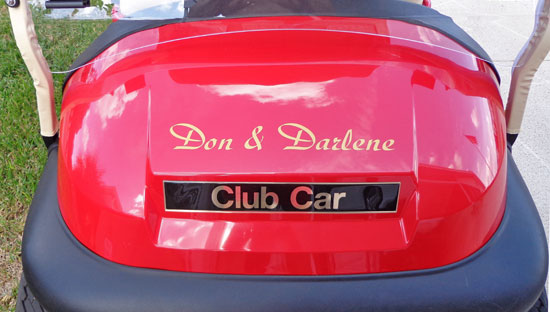 Vinyl Lettering For Golf Cart Vinyl Lettering For Golf Cart