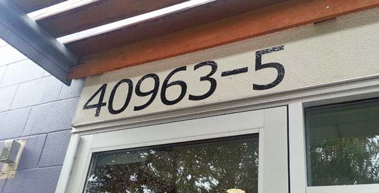 Custom Vinyl Lettering Building Sign Custom Vinyl Lettering Building Sign
