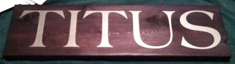 Vinyl Lettering For A Custom Sign Vinyl Lettering For A Custom Sign
