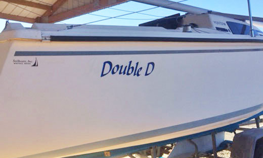 Custom Vinyl Boat Lettering Custom Vinyl Boat Lettering
