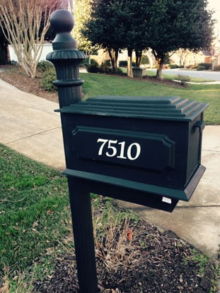 Custom Vinyl Numbers For Mailbox Custom Vinyl Numbers For Mailbox