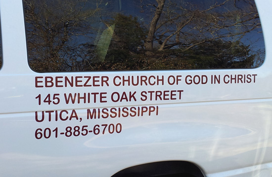 Custom Vinyl Lettering For Church Van Custom Vinyl Lettering For Church Van