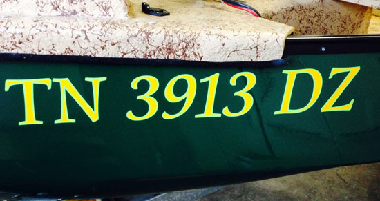 Custom Boat Vinyl Registration Numbers Custom Boat Vinyl Registration Numbers