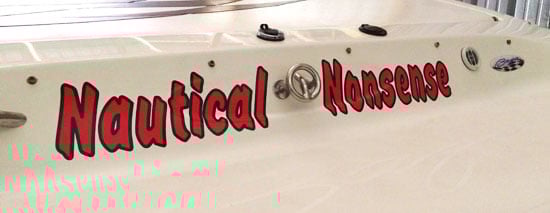 Custom Vinyl Boat Name Custom Vinyl Boat Name