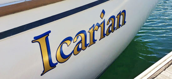 Custom Vinyl Boat Lettering Custom Vinyl Boat Lettering