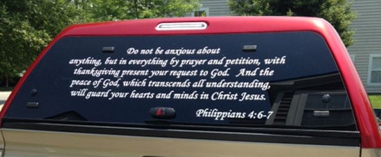 Custom Vinyl Lettering For Truck Window Custom Vinyl Lettering For Truck Window