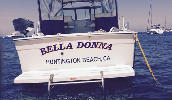 Custom Vinyl Boat Name Custom Vinyl Boat Name