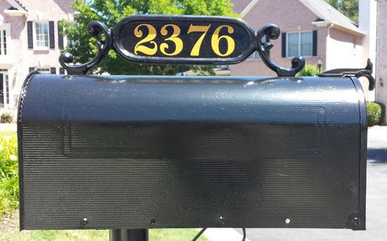 Custom Vinyl Mailbox Lettering Custom Vinyl Mailbox Lettering