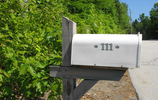 Custom Vinyl Mailbox Numbers Custom Vinyl Mailbox Numbers