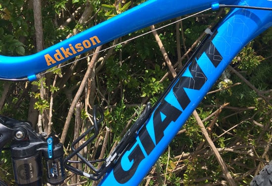 Custom Vinyl Bicycle Lettering Custom Vinyl Bicycle Lettering