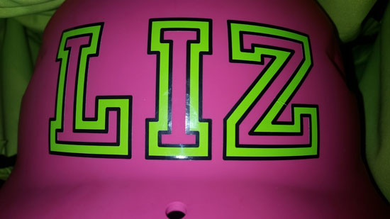 Custom Vinyl Lettering For Baseball Helmet Custom Vinyl Lettering For Baseball Helmet