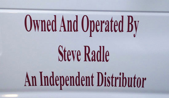 Custom Vinyl Lettering For Work Vehicle Custom Vinyl Lettering For Work Vehicle