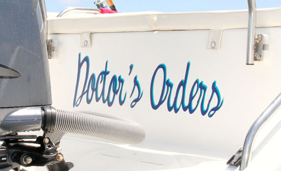 Custom Vinyl Boat Name Custom Vinyl Boat Name