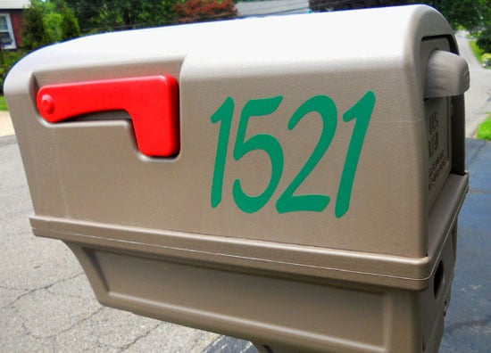 Vinyl Mailbox Numbers Vinyl Mailbox Numbers