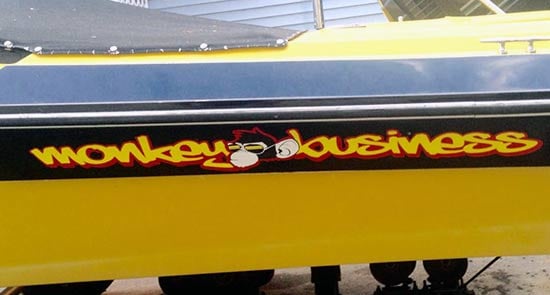 Custom Vinyl Design For Boat Name Custom Vinyl Design For Boat Name