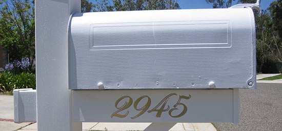 Custom Mailbox Numbers Custom Mailbox Numbers
