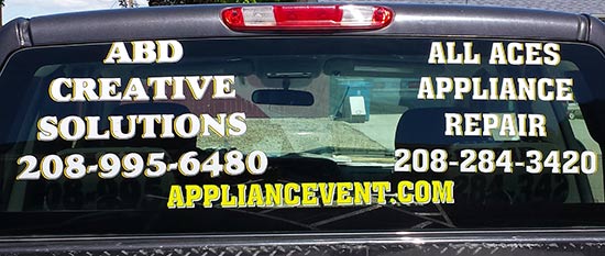 Custom Vehicle Window Decal Custom Vehicle Window Decal