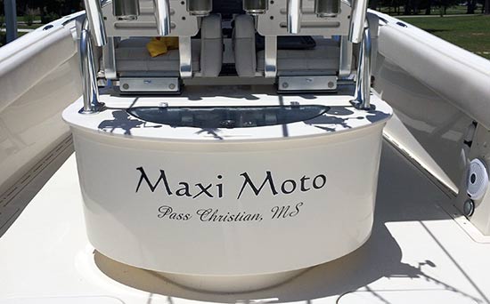 Custom Vinyl Boat Name Custom Vinyl Boat Name