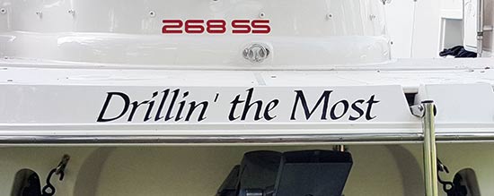 Custom Vinyl Boat Name Custom Vinyl Boat Name