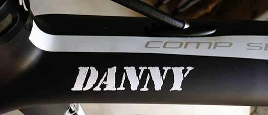 Custom Vinyl Lettering For Bicycle Custom Vinyl Lettering For Bicycle