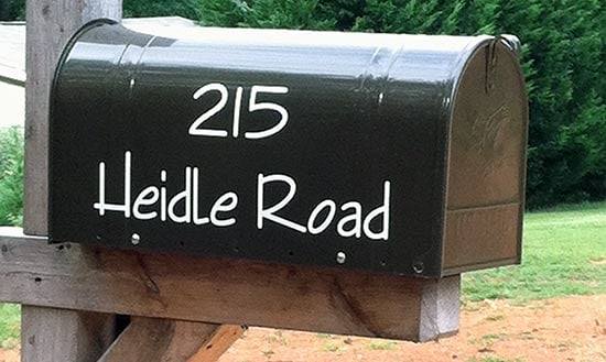 Custom Vinyl Mailbox Numbers And Letters Custom Vinyl Mailbox Numbers And Letters