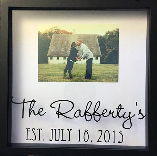 Custom Vinyl Lettering For Wedding Gift Custom Vinyl Lettering For Wedding Gift