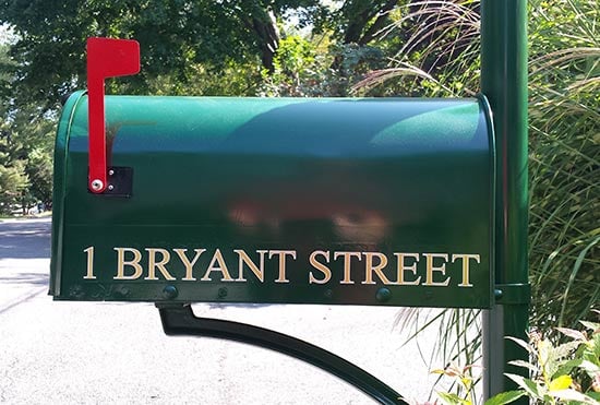 Custom Vinyl Mailbox Lettering Custom Vinyl Mailbox Lettering