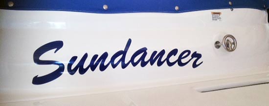 Custom Vinyl Boat Name Custom Vinyl Boat Name