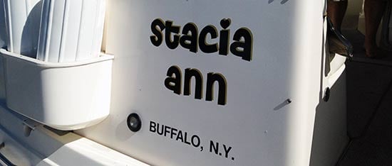 Custom Vinyl Boat Lettering Custom Vinyl Boat Lettering