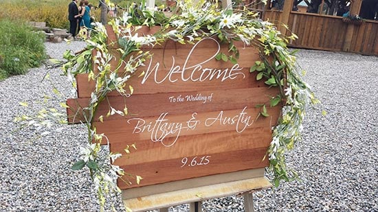 Custom Vinyl Lettering For Wedding Sign Custom Vinyl Lettering For Wedding Sign