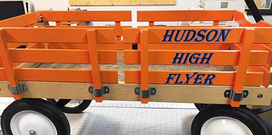 Custom Vinyl Decal For A Wagon Custom Vinyl Decal For A Wagon