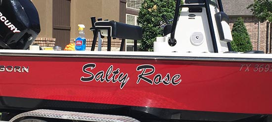 Vinyl Boat Name Vinyl Boat Name