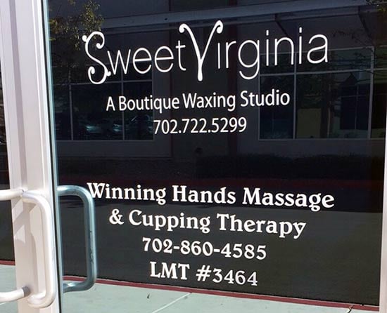 Custom Vinyl Logo And Lettering For StoreFront Window Custom Vinyl Logo And Lettering For StoreFront Window