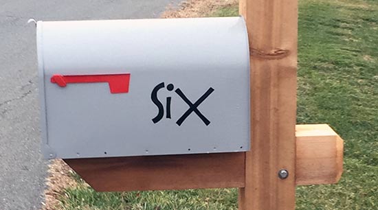 Custom Vinyl Mailbox Lettering Custom Vinyl Mailbox Lettering