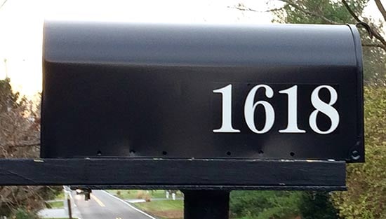 Custom Vinyl Numbers For Mailbox Custom Vinyl Numbers For Mailbox