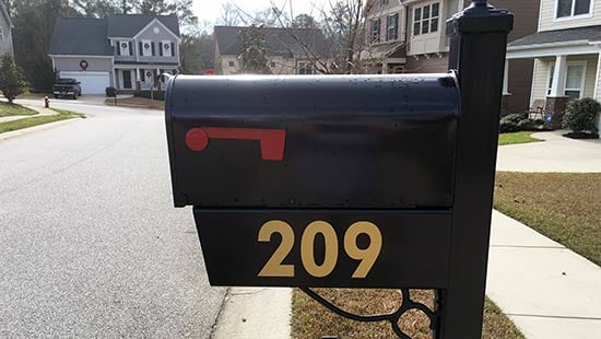 Mailbox Numbers Mailbox Numbers