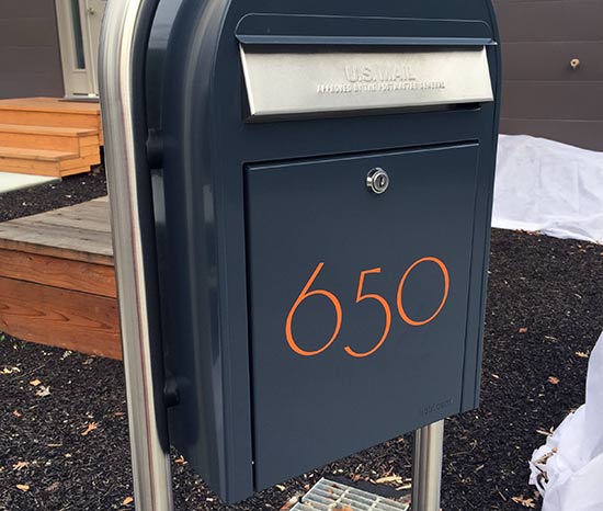 Custom Vinyl Mailbox Numbers Custom Vinyl Mailbox Numbers